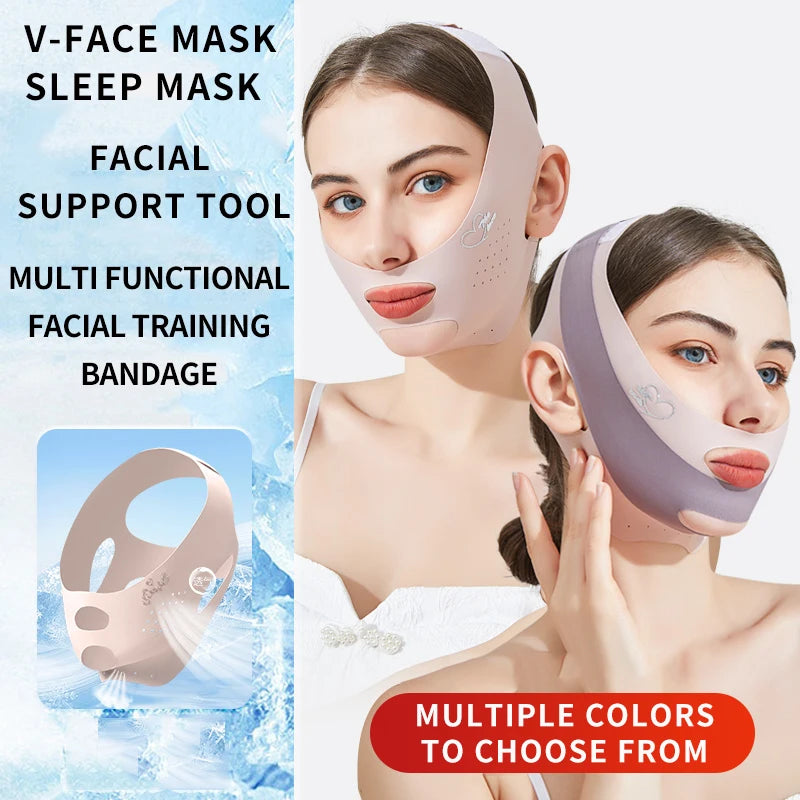 Facial Slimming Bandage Lifting Band V-shaped Facial Slimming Band Double Chin Fastening Band Tight Band Facial Lifting facial m