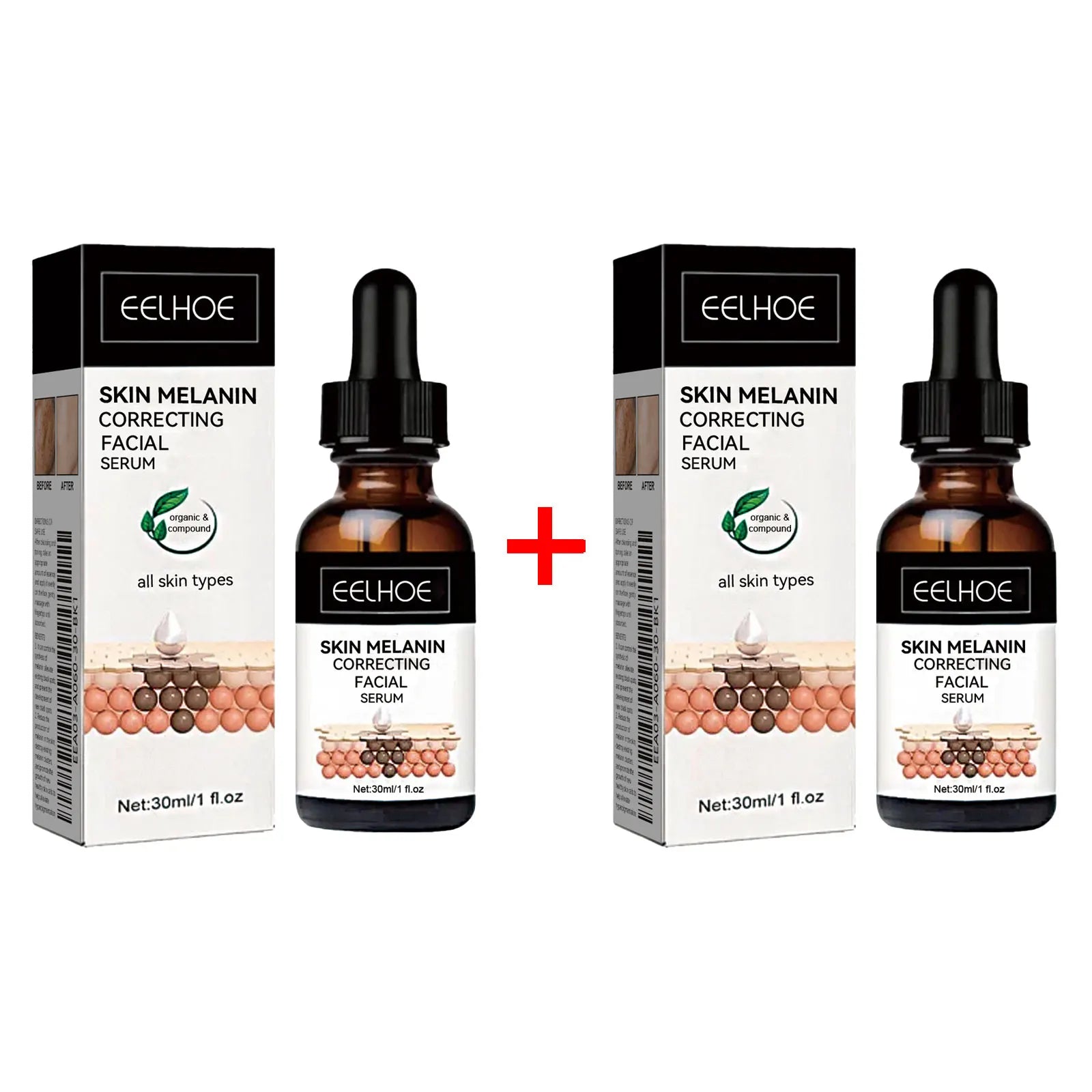 Skin Melanin Correcting Facial Serum Anti Freckles Melasma Dull Skin Nourishing Lighten Melanin Dark Spots Correcting Glow Serum
