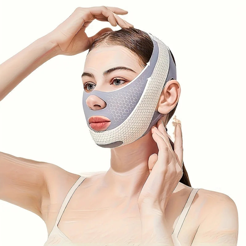 Facial Slimming Bandage Lifting Band V-shaped Facial Slimming Band Double Chin Fastening Band Tight Band Facial Lifting facial m